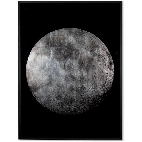 The Moon Charcoal Luxe Art